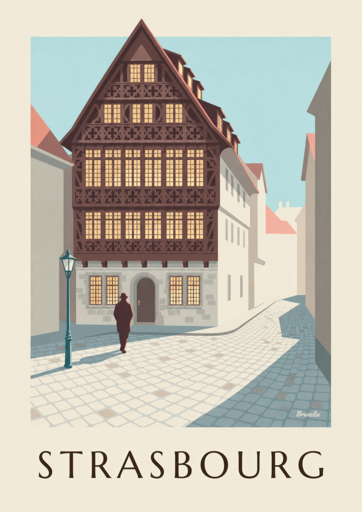 Maison Kammerzell in Strasbourg poster